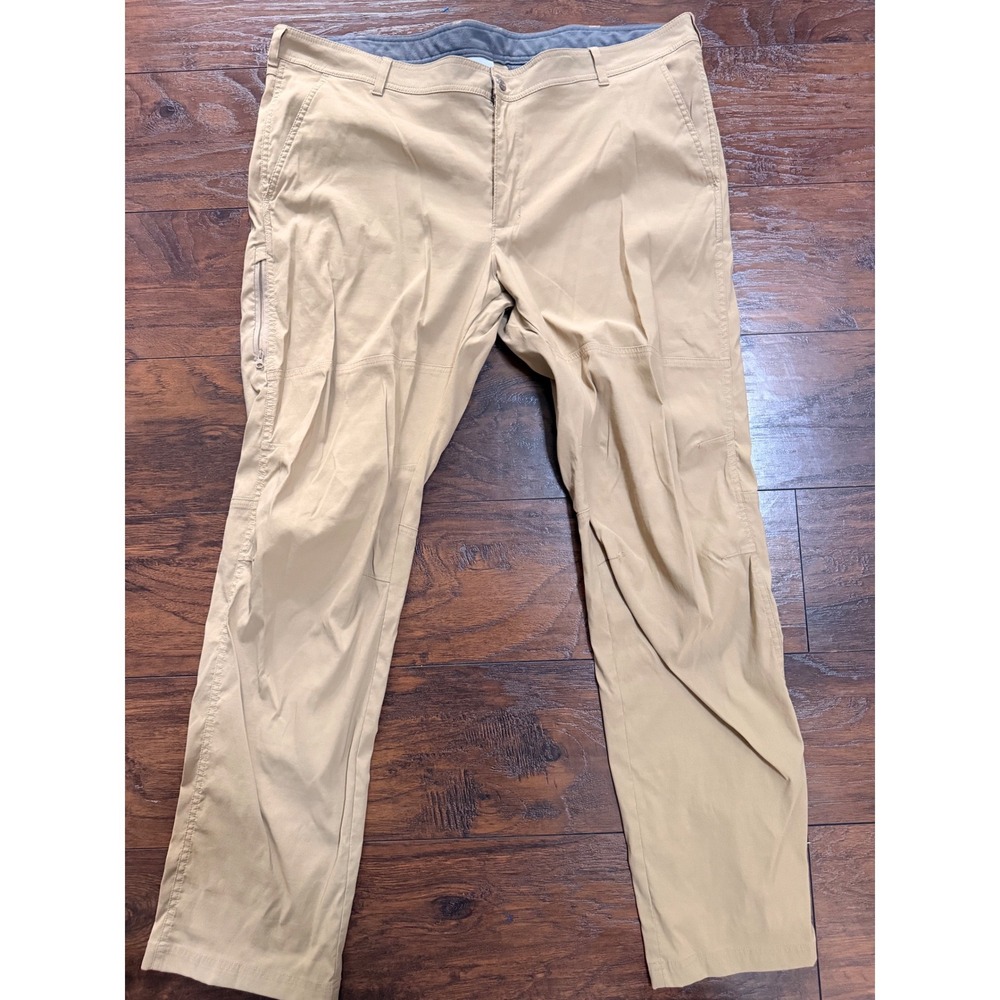 Columbia Silver Ridge II Stretch Hiking Pants Mens 44x34 Tan Khaki AM0668